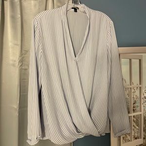 Blue and white Blouse